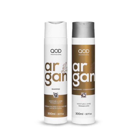 Kit Argan Shampoo + Conditioner 300ml - QOD EGYPT